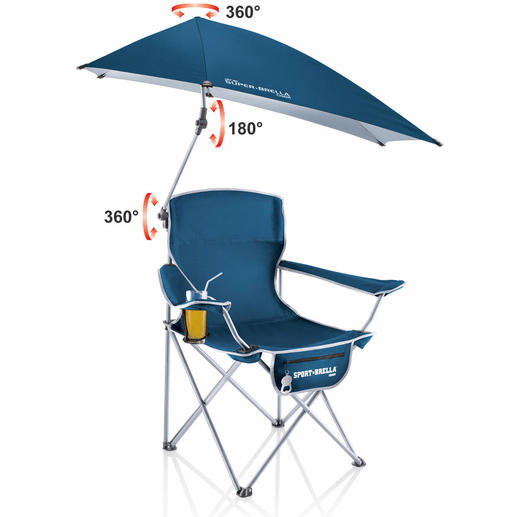Super-Brella Chair Il suffit d&rsquo;ouvrir la chaise, de placer le parasol &ndash; et le tour est jou&eacute;.
