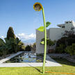 Douche de jardin au design de tournesol