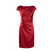 Robe droite rouge Swing, Rouge cerise