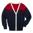 Cardigan en soie maritime Junghans 1954