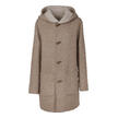 Duffle-coat double-face en alpaga