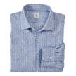 Chemise en laine et à rayures jacquard