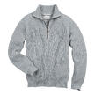 Pull col camionneur en maille côtes Peregrine