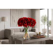 Bouquet d’amaryllis dans un vase