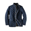 Veste matelassée en loden doux