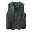 Gilet en tweed et lin Celtic