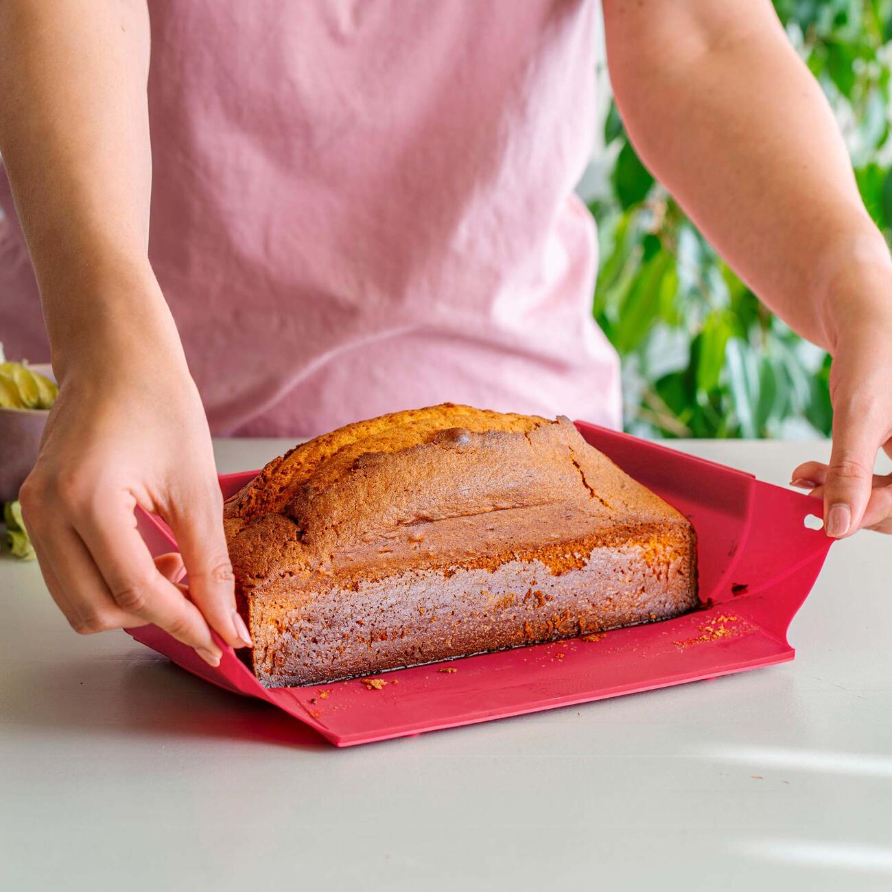 AiQInu Moule Rectangulaire Réglable Patisserie - 18,5x27,5 à 34x52,5 Cm - Inox