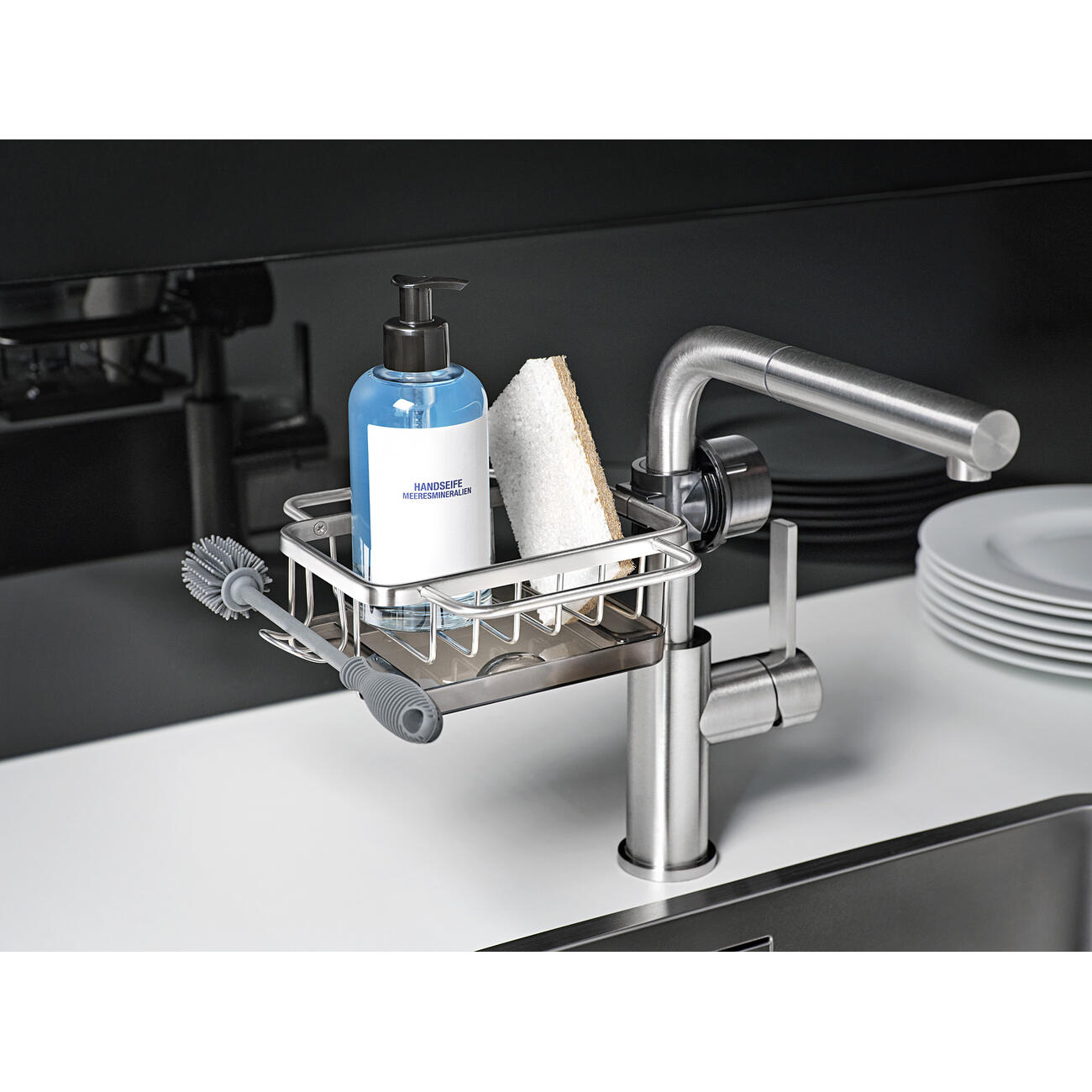 Organiseur Sous évier à 2 Niveaux, Coulissant Sous Armoire De Salle De Bain, Tiroir De