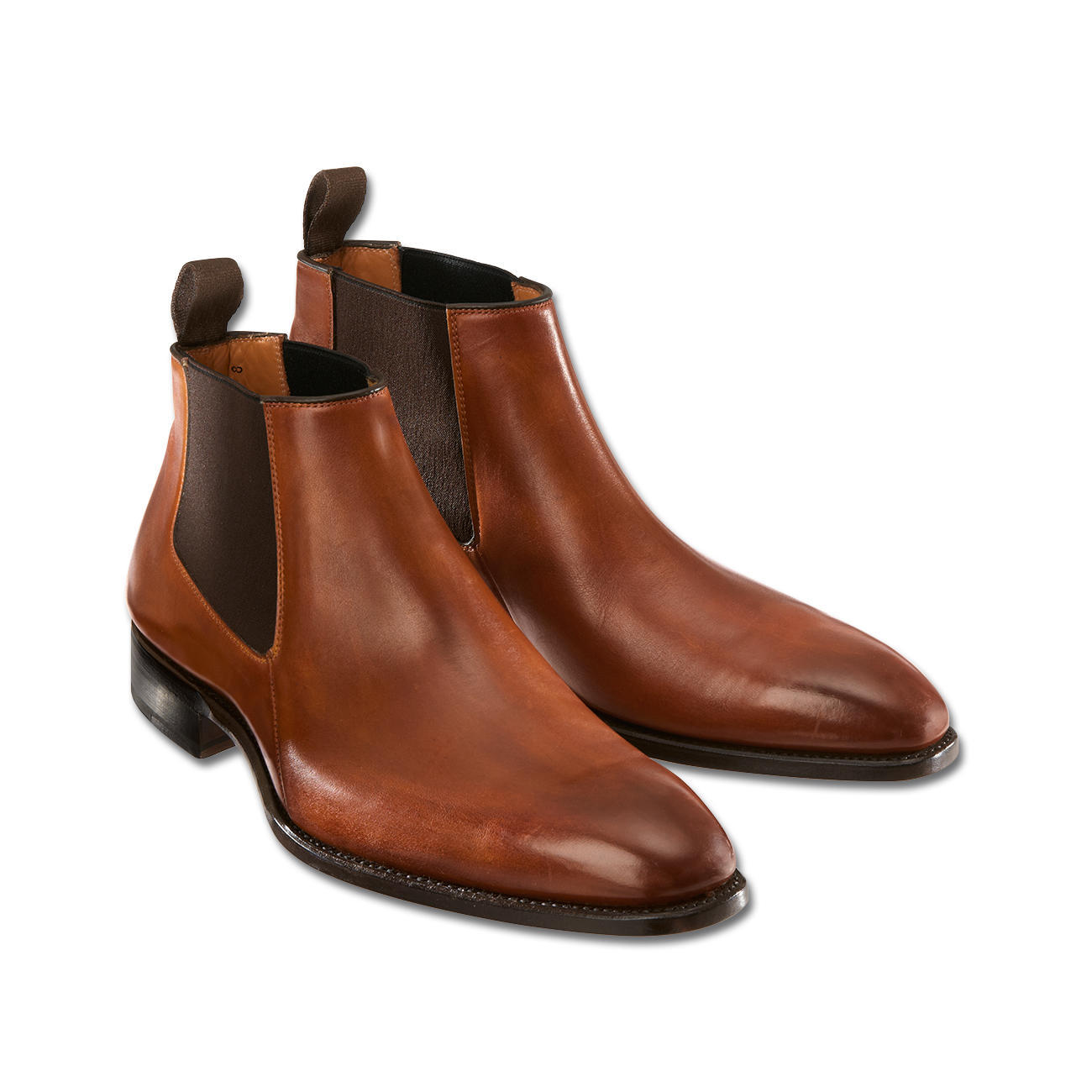 bottines chelsea vernies