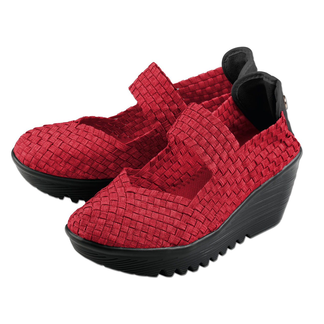 chaussures cuir tressé femme