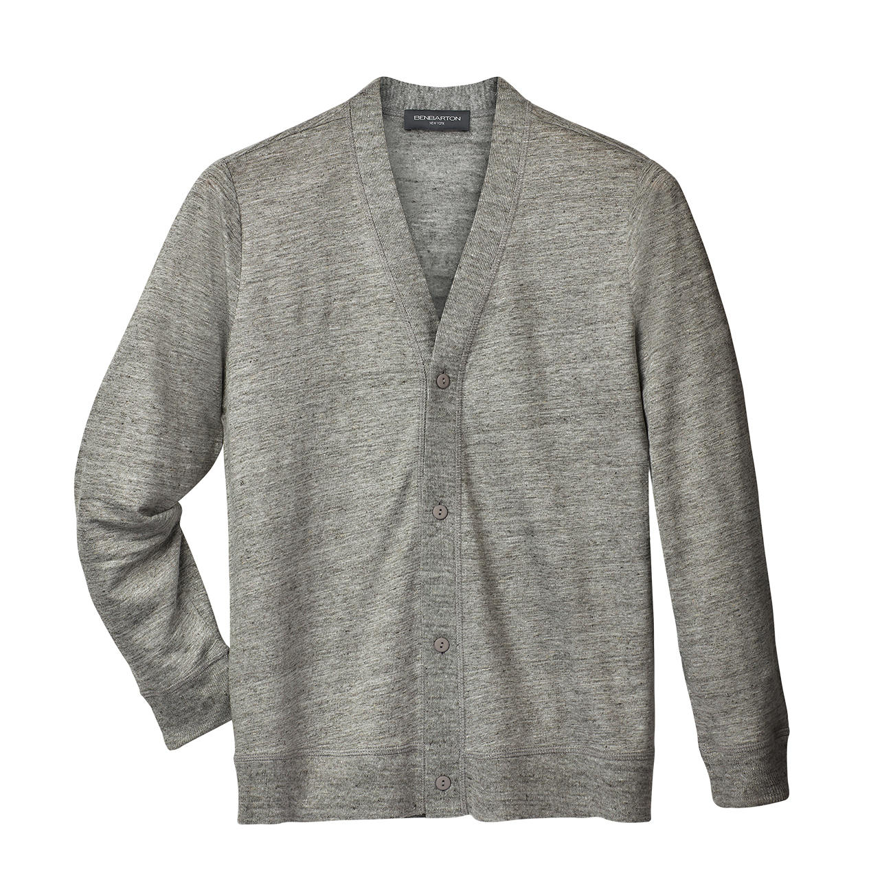 Cardigan en lin chiné | Mode Klassiker entdecken Veste en laine bouillie et jersey Benbarton entdecken