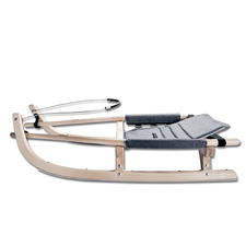 Luge de randonnée Kathrein Luge en bois avec assise rembourrée pour le plaisir d'hiver.