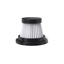 Filtre HEPA en ensemble de trois sur fond blanc.