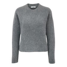 Pullover Pull en alpaga brossé gris, taille 34