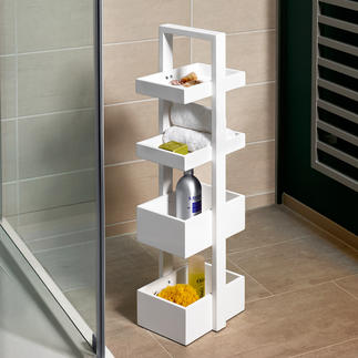 Étagère design wireworks Valet de nuit, plateau à étage ou étagère maniable avec un espace de rangement pratique.