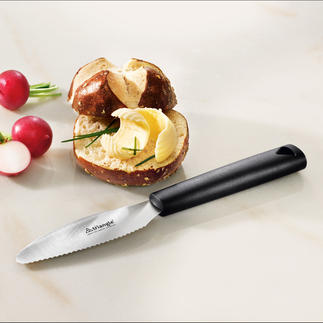 Couteau petit-déjeuner Triangle® Enfin un couteau idéal pour le petit-déjeuner pour couper et beurrer. En acier inox.