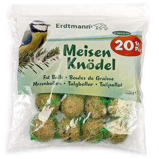 20 boules de graisse dans un emballage pratique pour l'alimentation hivernale.