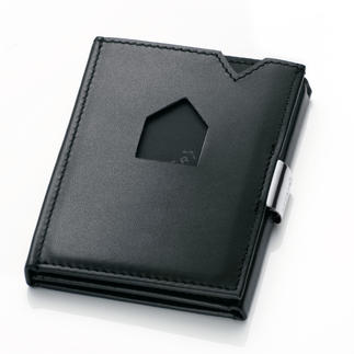 Portefeuille Exentri® Smart Wallet L’étui à cartes avec double accès rapide. Se range dans une poche de pantalon ou de veste.