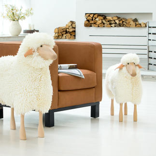 Moutons grandeur nature Objet design, assise, compagnon domestique : sculptures « moutons » grandeur nature.