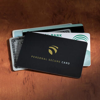Carte RFID Secure-Card Personne ne peut espionner vos données sensibles, même à une distance de 3 cm.