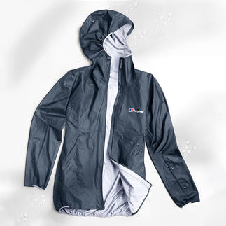 Veste tous temps poids plume Berghaus, la pièce Berghaus Hyper 100 : la première veste outdoor triple couches qui pèse moins de 100 grammes. Idéale pour la randonnée, la course, le cyclisme …