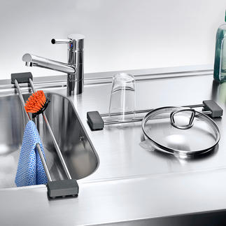 drip.line Pour sécher votre lavette ou poser vos ustensiles de cuisine à proximité de l’évier.