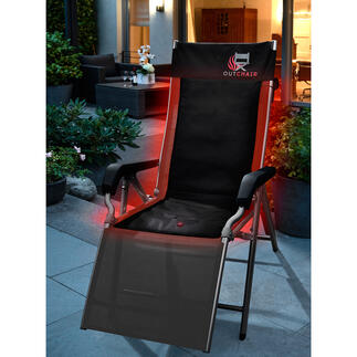 Coussin de chaise chauffant ou Chaise chauffante pliable Aménagez-vous une place au chaud avec ce coussin agréablement chauffé, sur 3 niveaux.