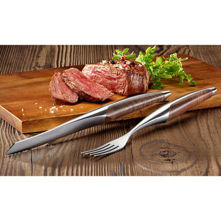 Couverts ou Couteau à steak Sknife, lot de 2 pièces Les couverts à steak des restaurants 3 étoiles – maintenant pour un usage domestique.