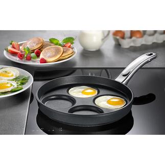 Poêle à auges BAF Fischbach Pancakes, œufs au plat, tortilla toujours de la même taille, de la même épaisseur, parfaitement ronds et 4 portions en même temps.