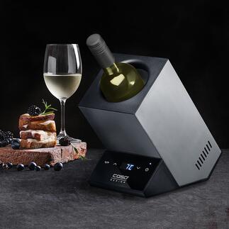 Rafraîchisseur de vin design électrique Un appareil au design élégant vous permet de servir vos vins exactement à la température de dégustation souhaitée.
