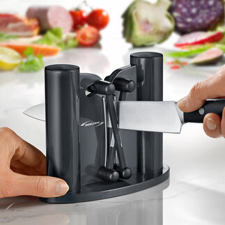 Aiguiseur de couteau Seecode X2 L’aiguiseur Seecode X2 pour un affûtage des couteaux extraordinairement facile, rapide et sûr.