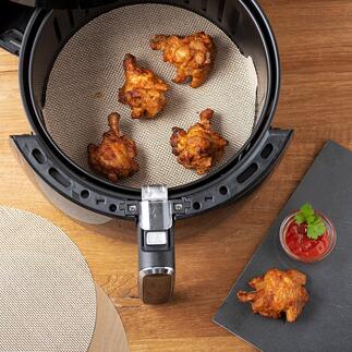 Tapis de cuisson pour friteuse à air chaud NoStik®, lot de 2 pièces Le tapis de cuisson résistant à la chaleur permet à votre friteuse à air chaud de rester propre.