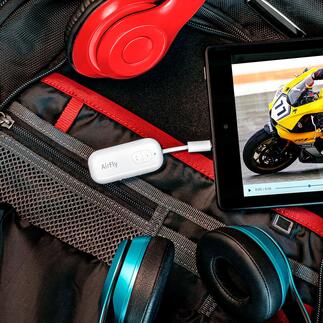 Adaptateur Bluetooth Airfly-Duo Vous profiterez enfin d’un plaisir d’écoute sans fil même avec des appareils qui ne fonctionnent pas en Bluetooth.