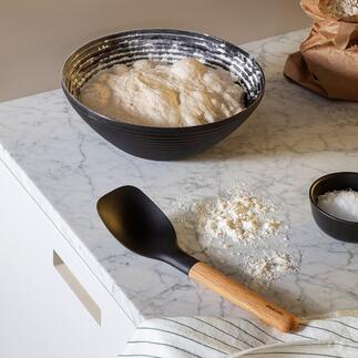 Corbeille à levage du pain design Votre pâte à pain lèvera de manière optimale dans une corbeille au design à escalier innovant. Par Eva Solo, Danemark.