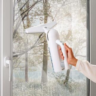 Nettoyeur de vitres et de surfaces sans fil 3-en-1 Pulvériser, essuyer, aspirer – avec un seul appareil et sans fil.