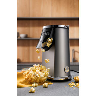 Machine à pop-corn Solis avec du pop-corn frais dans un bol