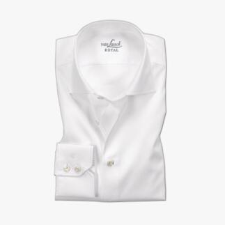 Chemise premium van Laack blanche, pliée avec des boutons.