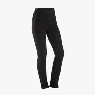 Jeggings confort noires sur fond blanc