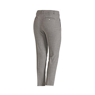 Pantalon de bureau Seductive en laine mélangée, vue arrière.