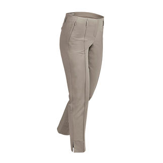 Pantalon 7/8 extensible beige de Seductive vu de côté