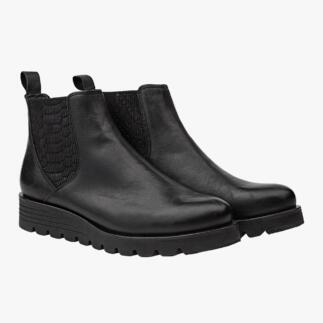 Bottines Chelsea noires Apple of Eden, vue de face