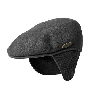Casquette Kangol avec des protège-oreilles, vue de côté.