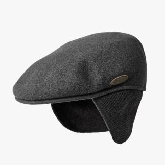 Casquette Kangol avec des protège-oreilles, vue de côté.