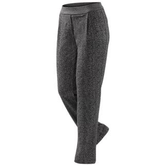 Pantalon Salt & Pepper noir et blanc de côté