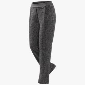 Pantalon Salt & Pepper noir et blanc de côté