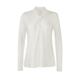 T-shirt Tencel™ blanc de LaSalle Amsterdam, taille 36.