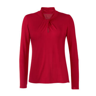 T-shirt Tencel™ rouge de LaSalle Amsterdam, taille 36.