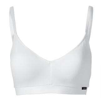 Vue avant d'un soutien-gorge blanc 'Cult'