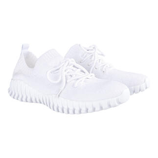 Baskets Knit blanches de bernie mev. en paire.
