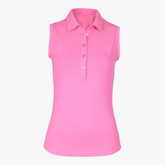 Polo sans manches rose de la collection CARUBINA